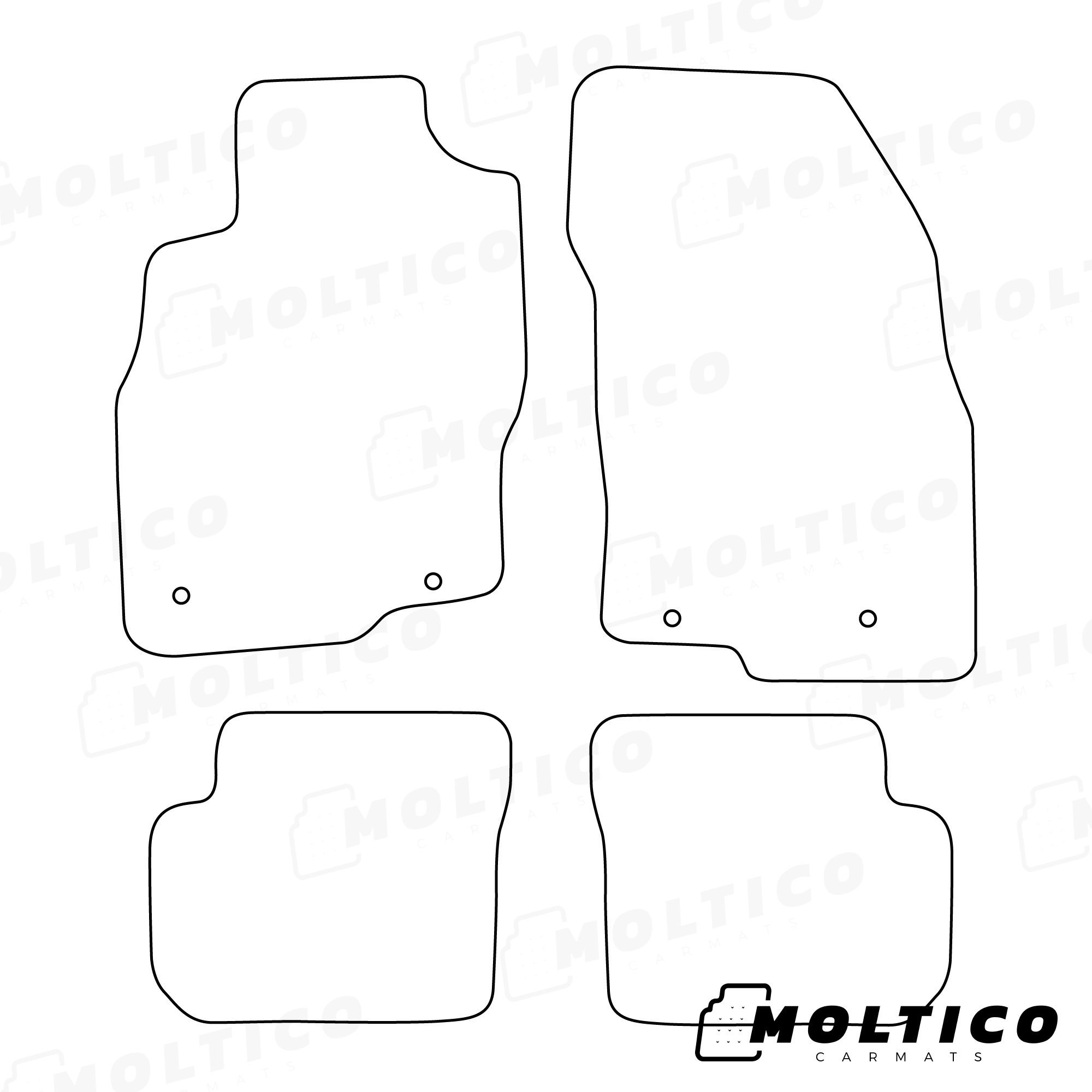 Fu Matten Auto Velours Set Xautoteppiche Passend F R Alfa Romeo Mito