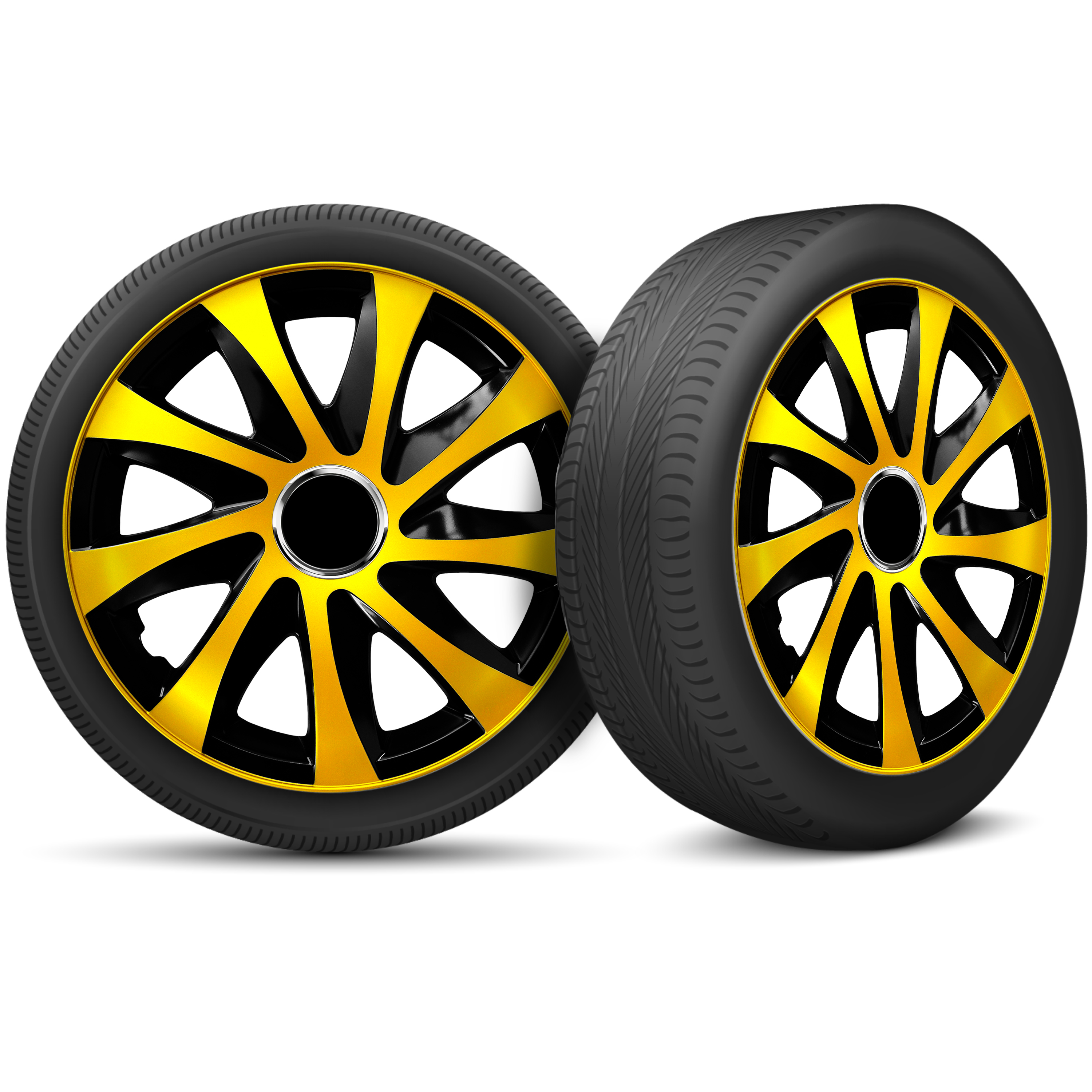 Auto Radkappen Radzierblenden 4 Set passend für alle Stahlfelgen 13'' bis 16'' - Bild 30 von 64