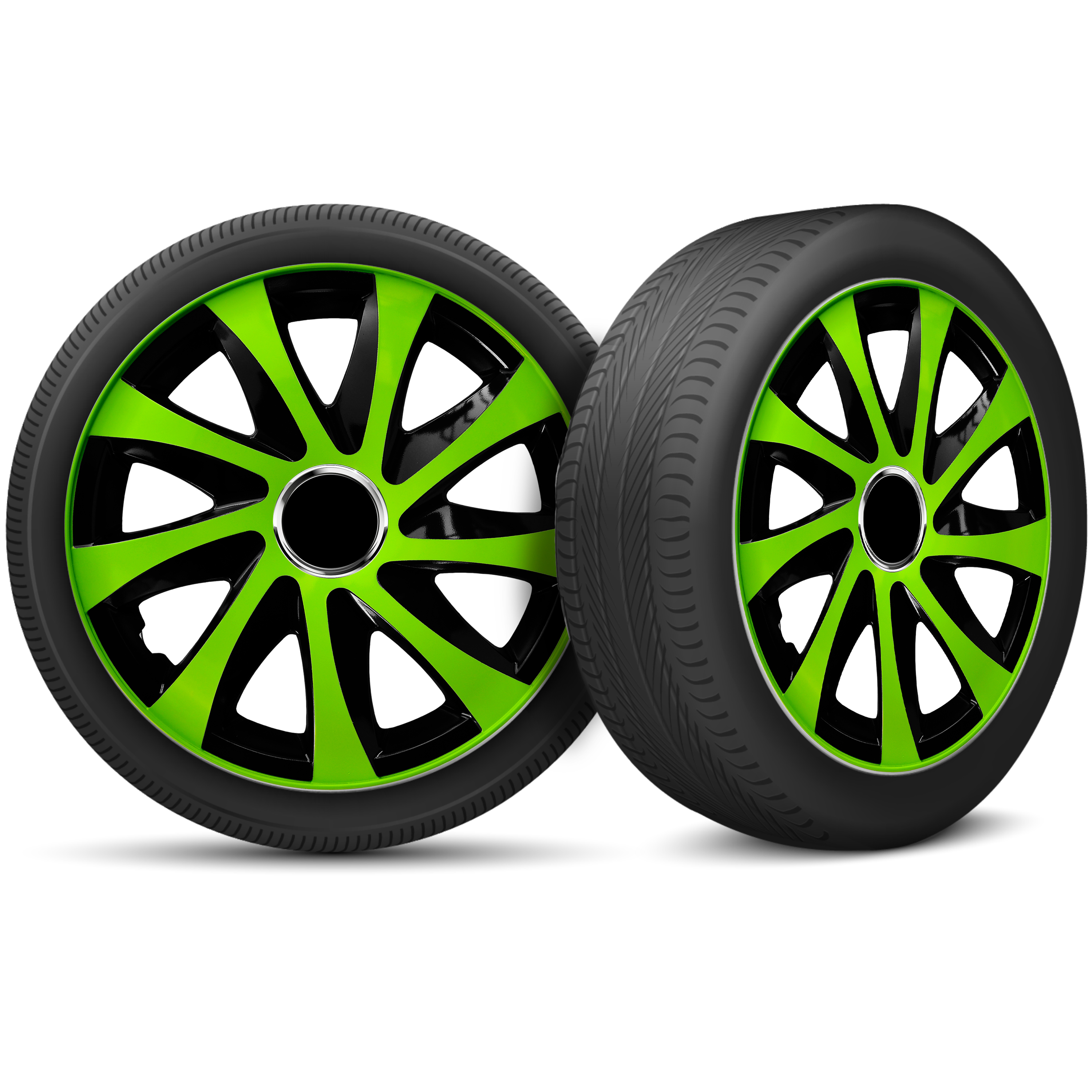 Auto Radkappen Radzierblenden 4 Set passend für alle Stahlfelgen 13'' bis 16'' - Bild 37 von 64