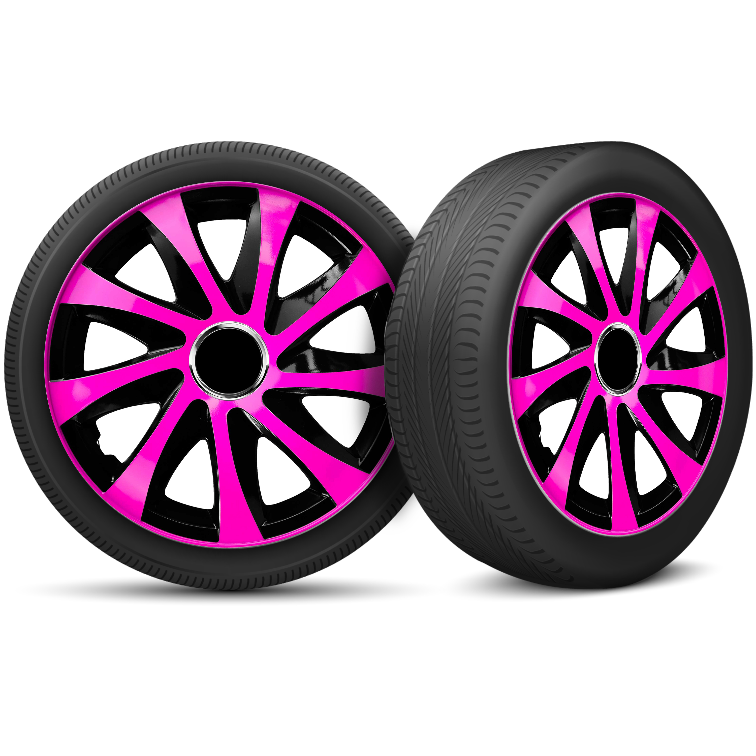 Auto Radkappen Radzierblenden 4 Set passend für alle Stahlfelgen 13'' bis 16'' - Bild 44 von 64